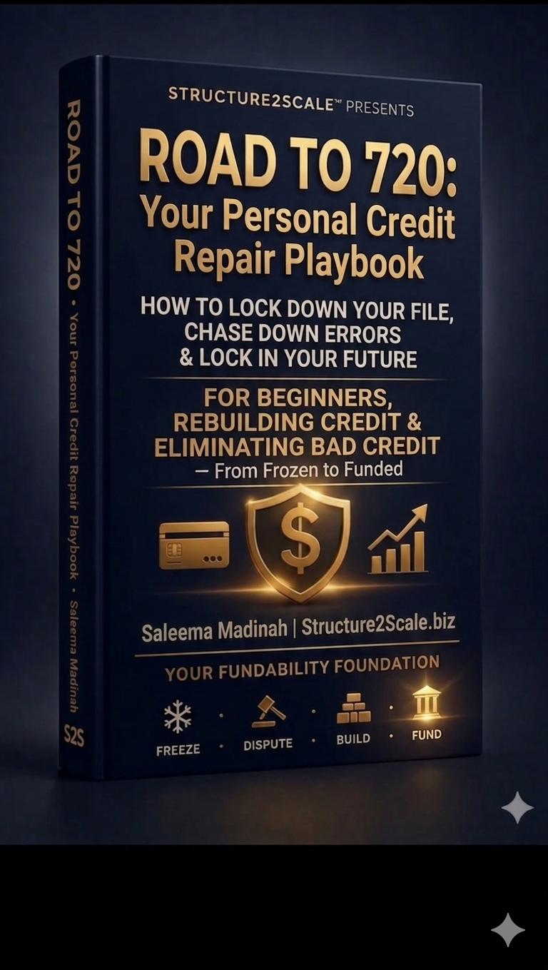 Road to 720™ — Personal Credit Education Playbook